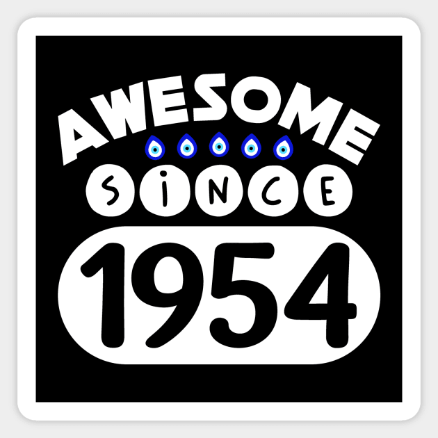 Awesome Since 1954 Sticker by colorsplash